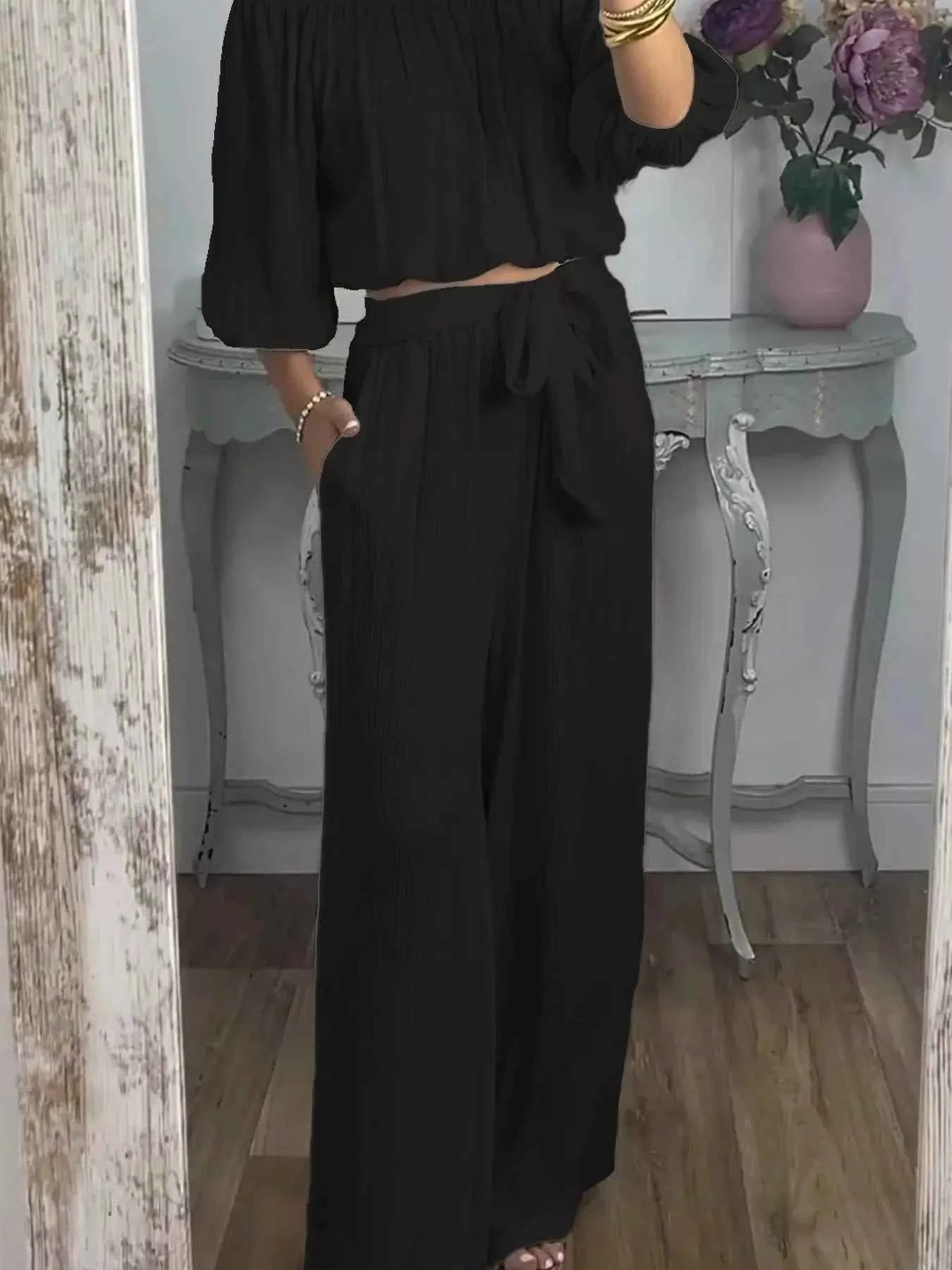 Full Size Off-Shoulder Top and Pants Set Plus Size dbc48370c0c04793853112f12fe9b1e0-Max-Origin