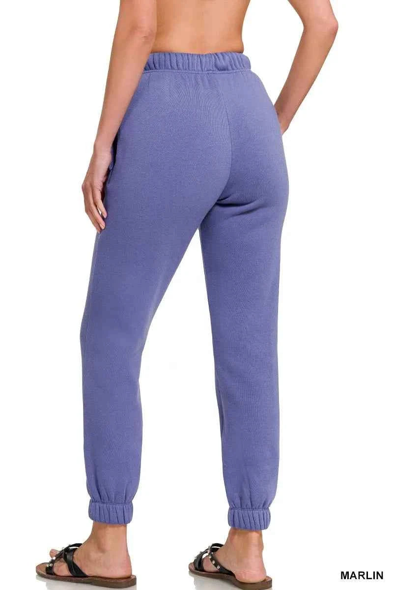 Zenana Fleece Drawstring Joggers With Pocket dc0dddd5ef274c8ebdc5a5532009b1bb-Max-Origin