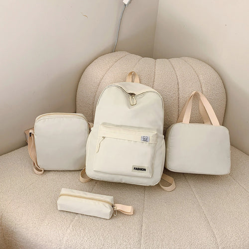 4-Piece Canvas Bag Set Beige onesize dc13fe56eeae4ed9aa5be55f4254a5ca-Max-Origin