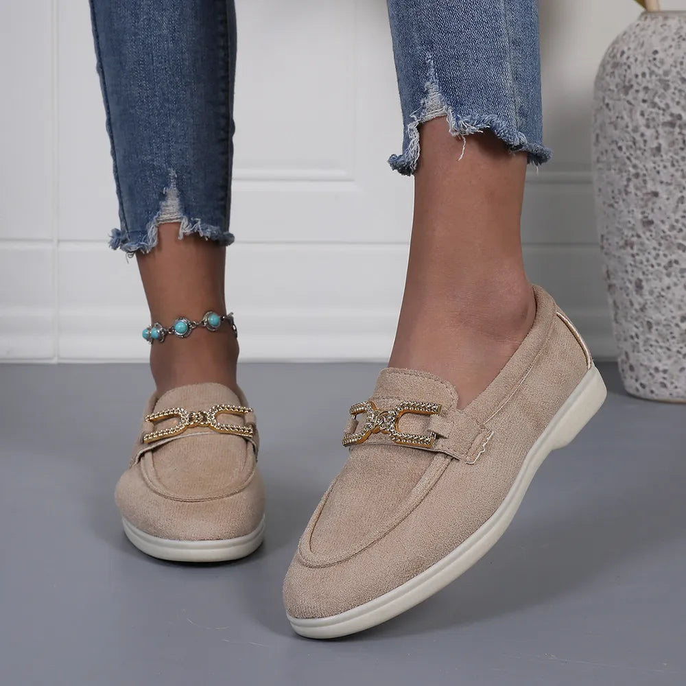 Round Toe Flats Loafers dc3238bb-0a40-455c-9dbc-728bc2b9d5f0-Max