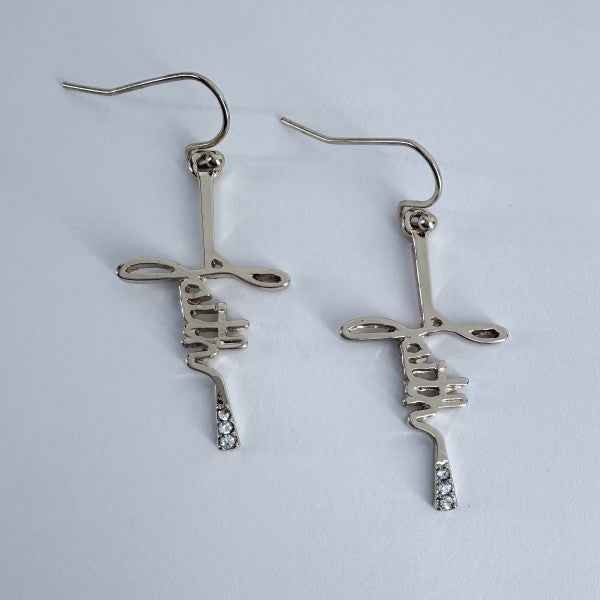 Fish Hook Earrings Faith Cross Design dc32fbc9-7036-466e-832e-c35bea09957f