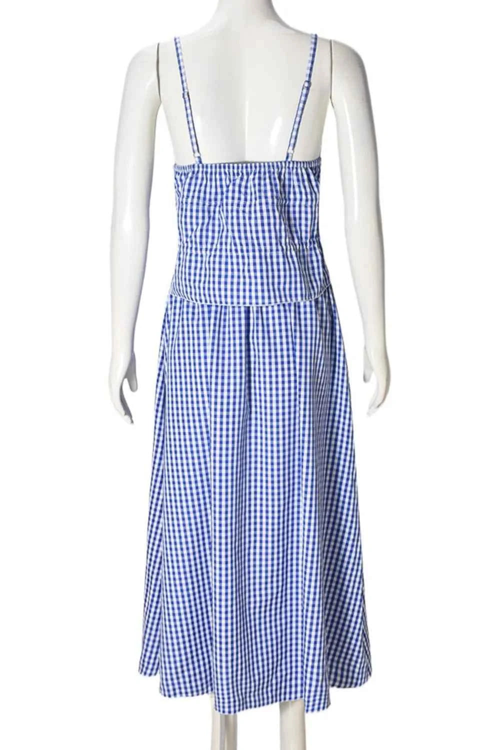 Plaid Tie Front Cami and Skirt Set dc364a5b-920e-47cd-84f1-477e91918c66-Max-Origin
