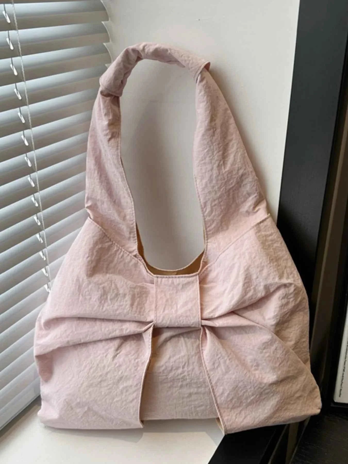 Ruched Bow Shoulder Bag dc58181f-6e34-4417-88ce-eb33cf2d390b-Max-Origin