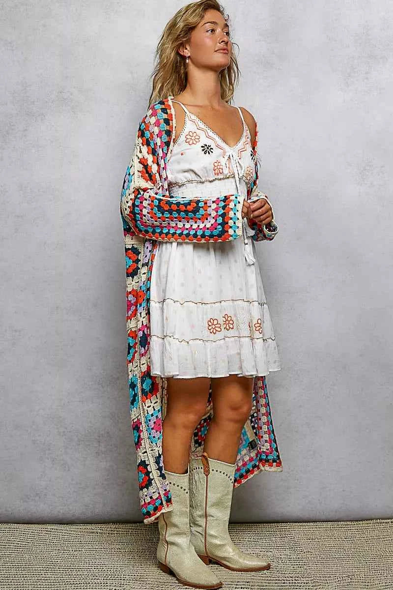 POL Open Front Crochet Cardigan with Weave Knit Patterns dc723f40-30e2-4e68-bf14-5cb117e3f9c1-Max-Origin