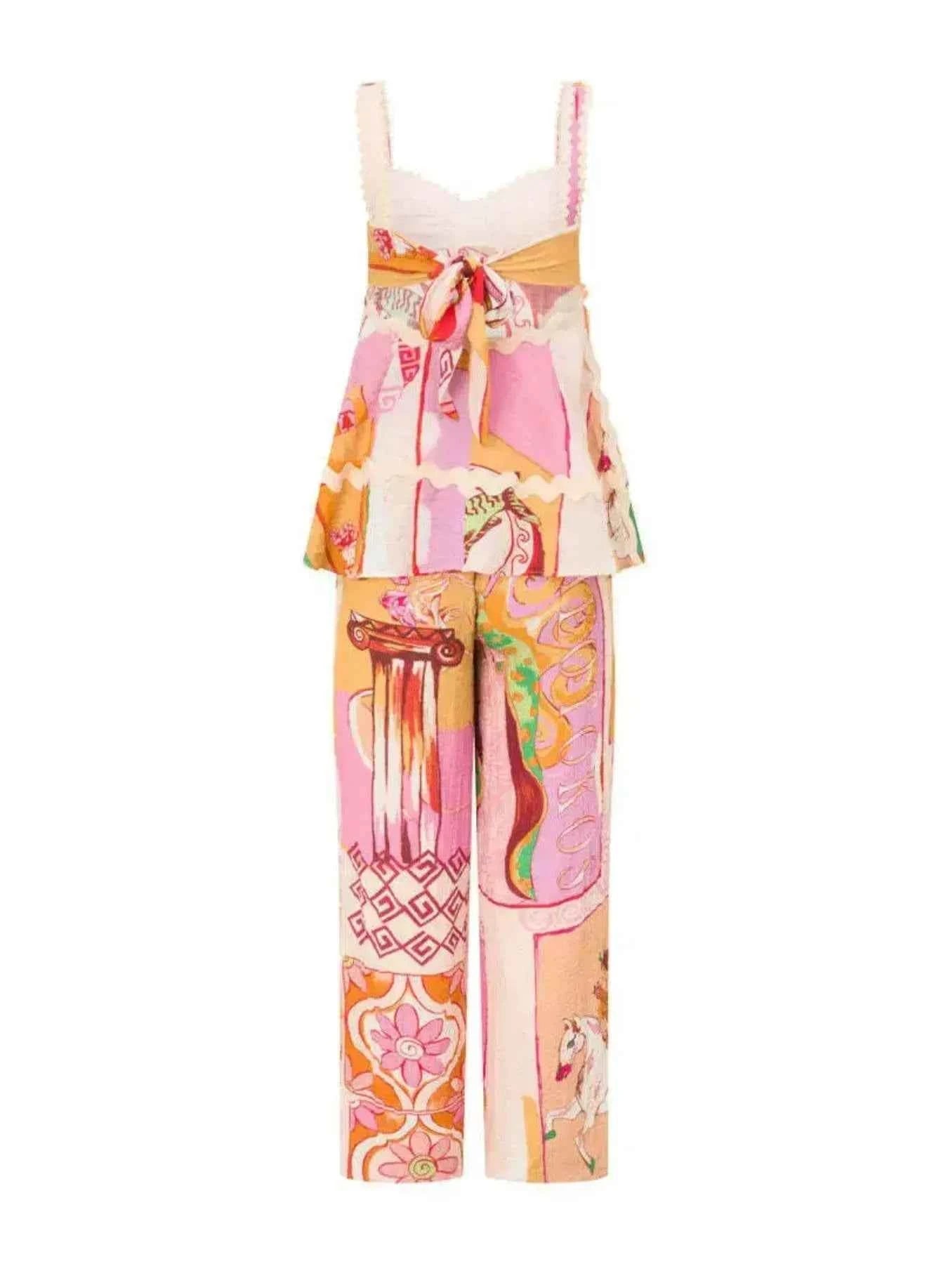 Tie Back Printed Cami and Pants Set dc7e3f41-f9a1-4ef6-a5ed-d374d28dded9-Max-Origin