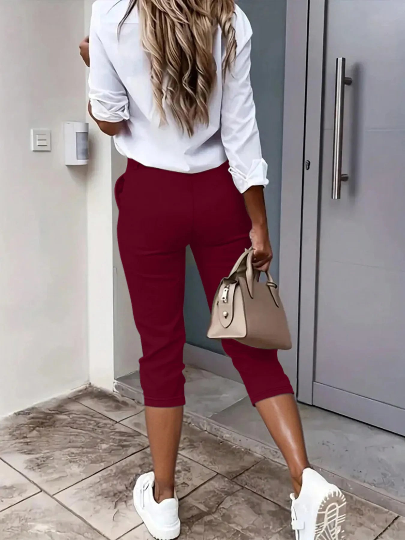 Pleated Detail Pants with Pockets dc9501769bfd41e0bcbb62a82d7d66da-Max-Origin