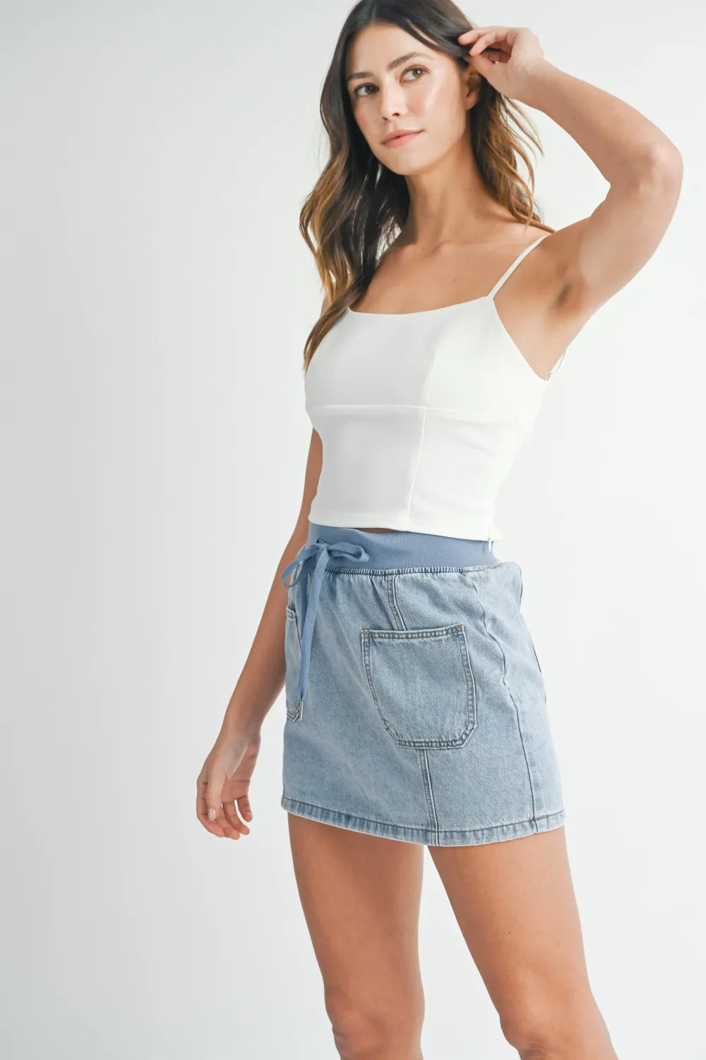 MABLE Strappy Back Cropped Cami Off White dcad9cea-71fc-4dd5-9586-357efd37d4be-Max