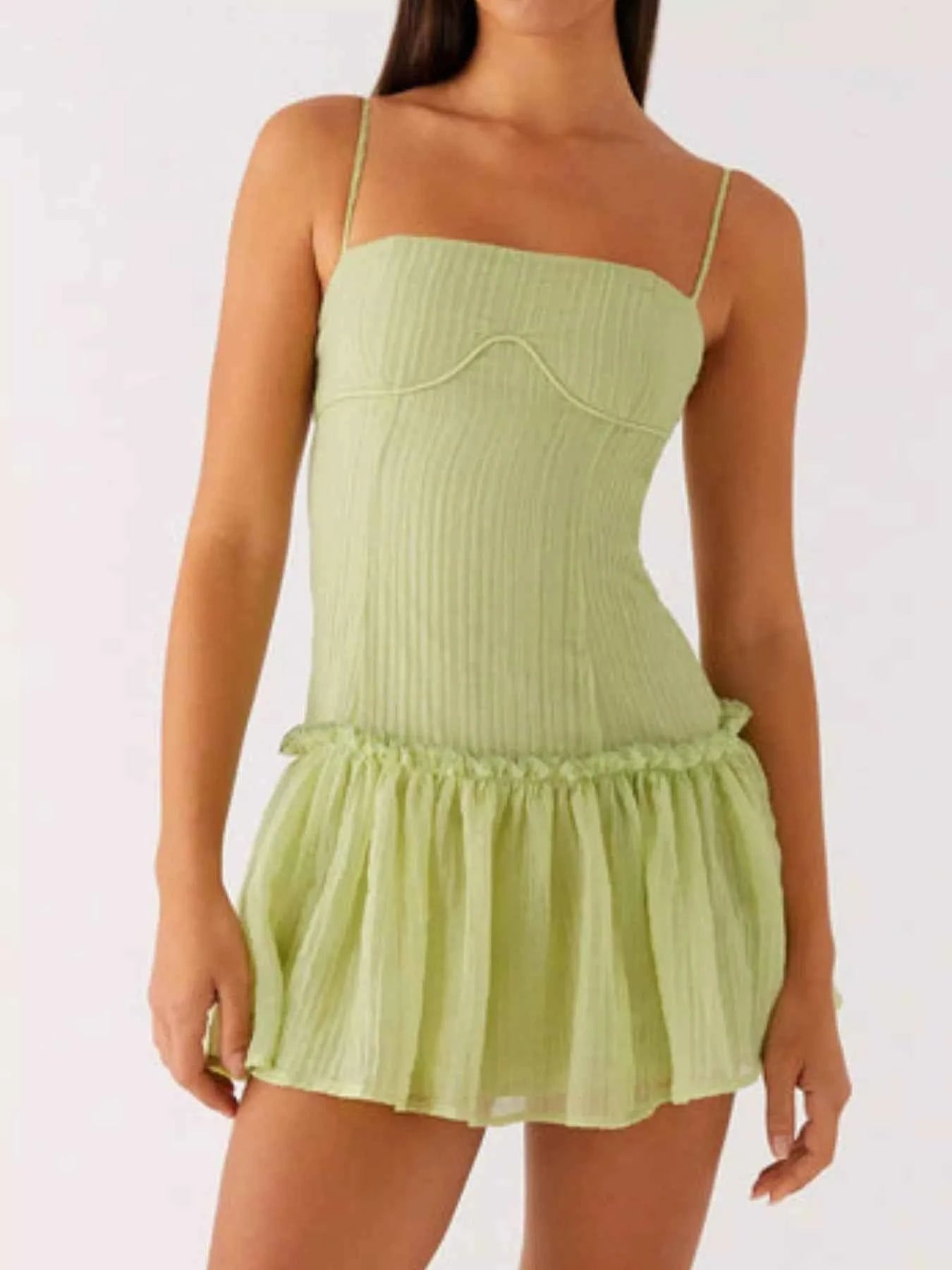 Ruffle Hem Cami Mini Dress dcb0d99c-4e3b-4422-a2e5-6f21ac91cfdc-Max-Origin