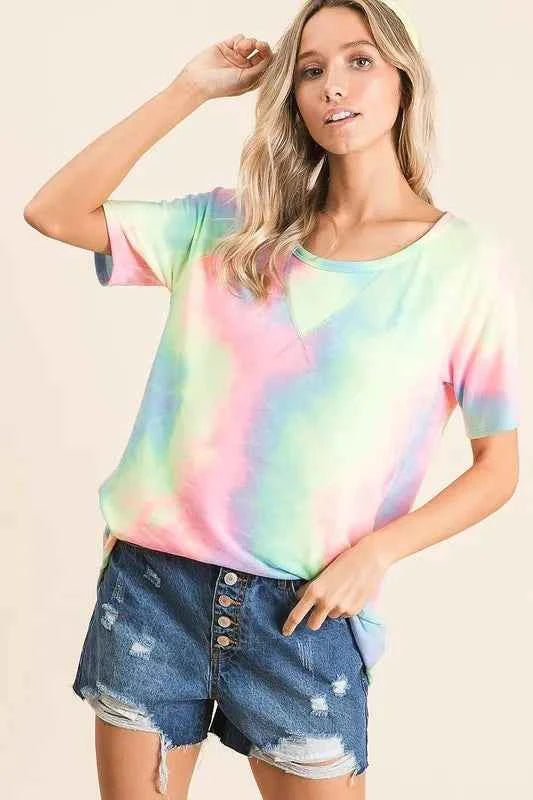 Tie Dye French Terry Print Top dcc5243396d84c698ef88ec995afde92-Max-Origin
