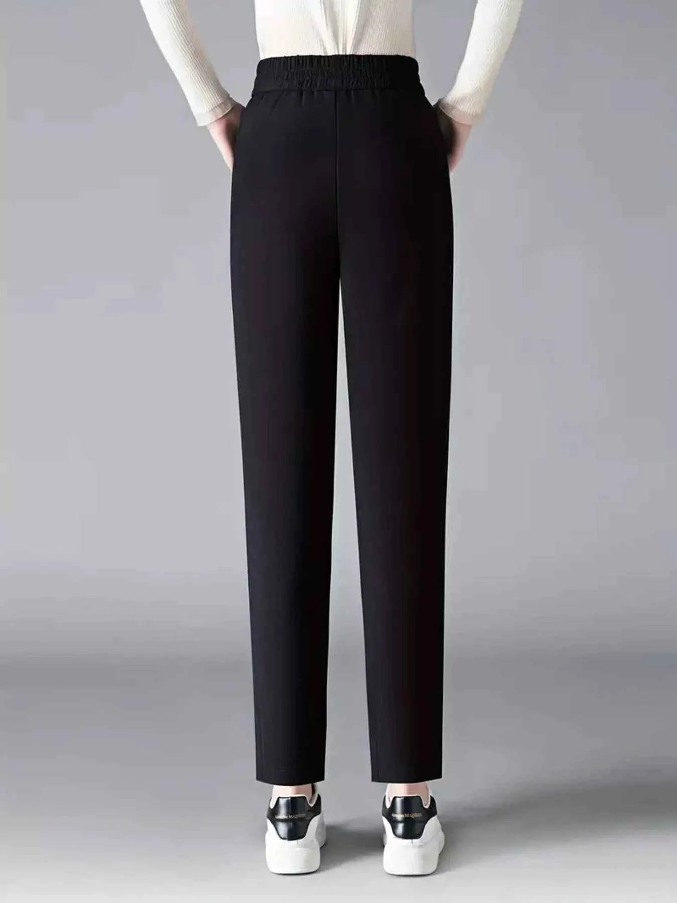 Elastic Waist Loose Fit Pants dcdaa2ae117d4221afb9557b30c515f0-Max-Origin