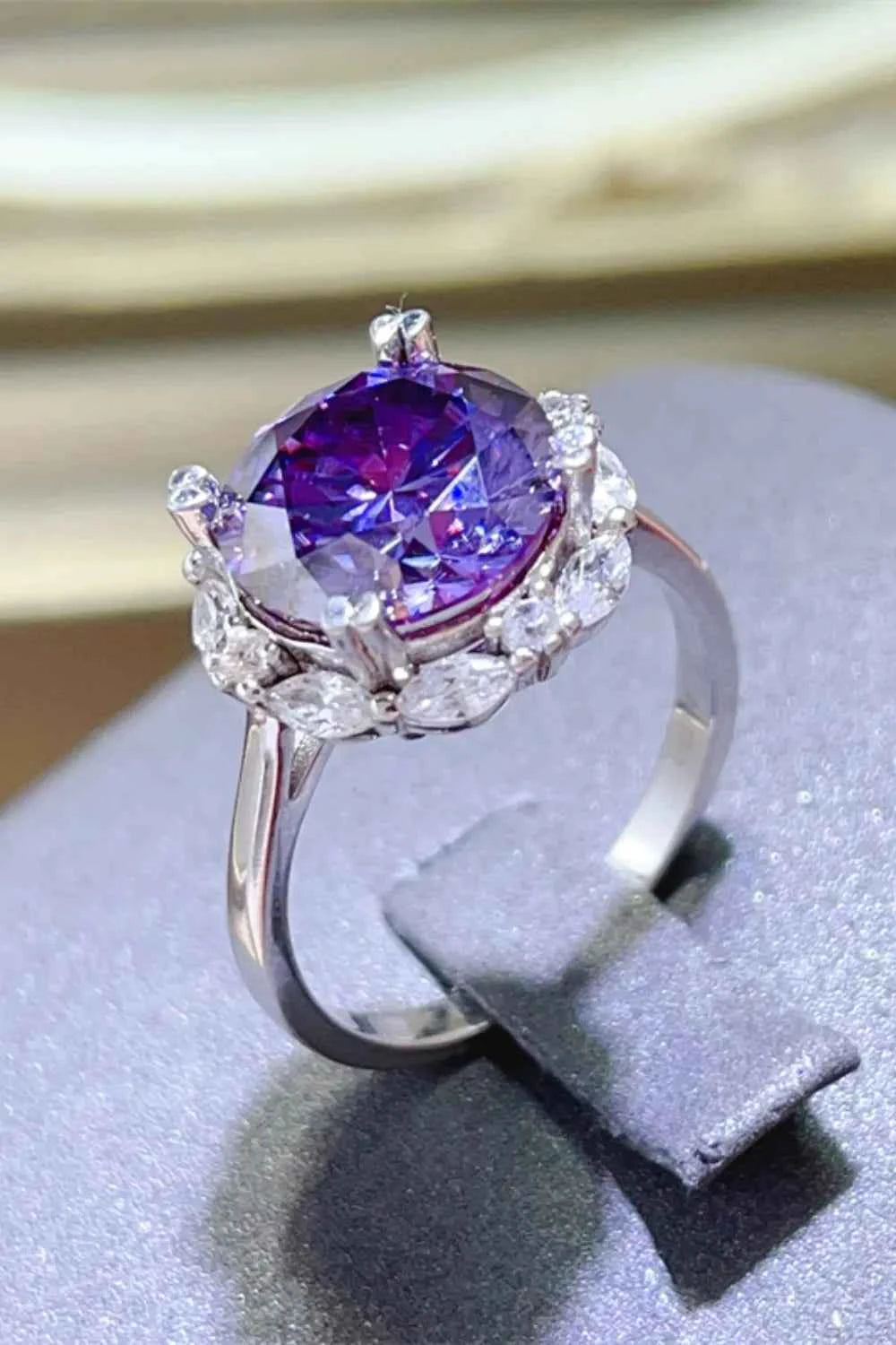 5 Carat Moissanite 925 Sterling Silver Ring dcddd697-4630-459e-a30c-f1dba2ddf0c8-Max