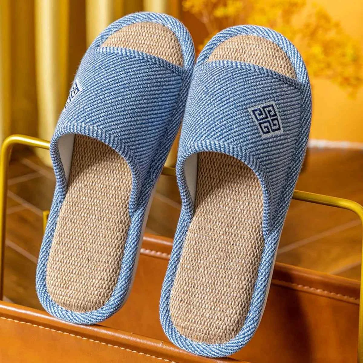 Open Toe Flats Slippers Blue dcfdae56-85c4-407b-9579-3d383740d4a2-Max-Origin