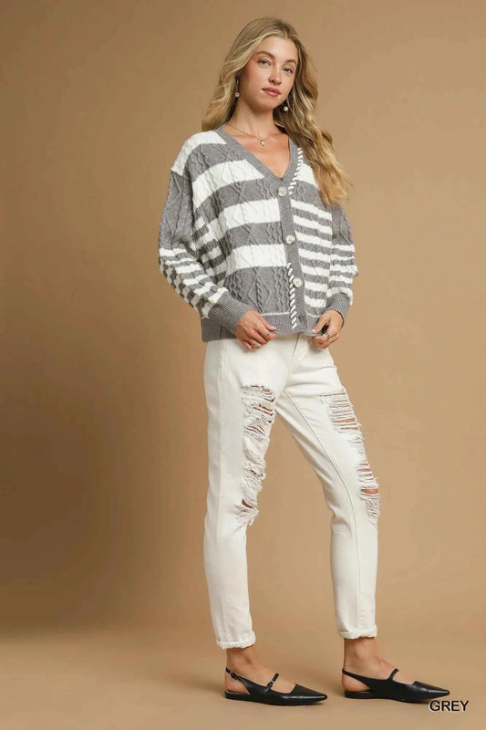Cable-Knit Stripe Button-Up Cardigan dd4a5df9-3919-4ea3-a539-2ebe42a6c3d4-Max-Origin