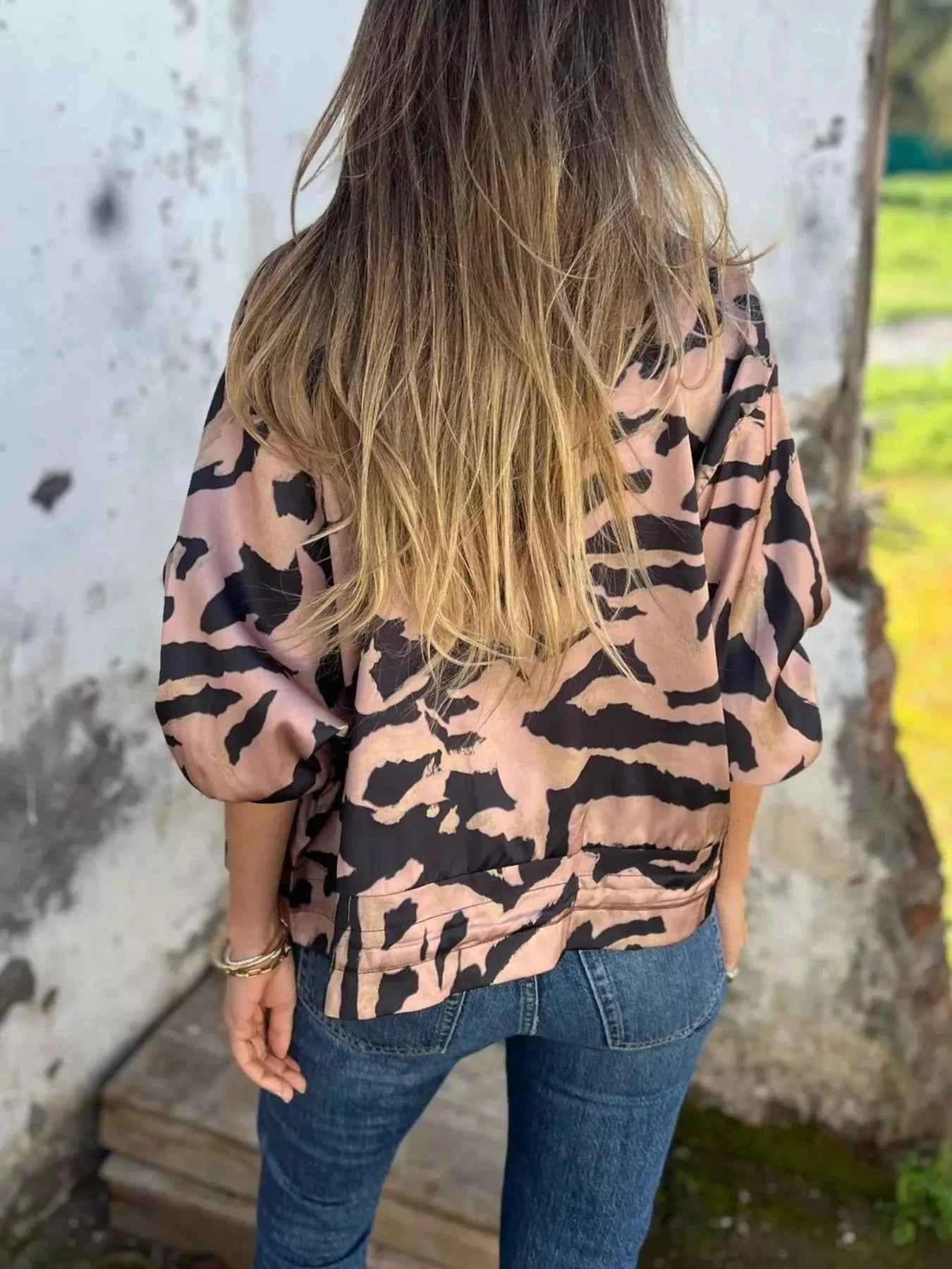 Full Size Animal Print Lightweight Zip Up Jacket Plus Size dd56b12f-a4c3-48ce-b51d-e33fc346a0eb-Max-Origin