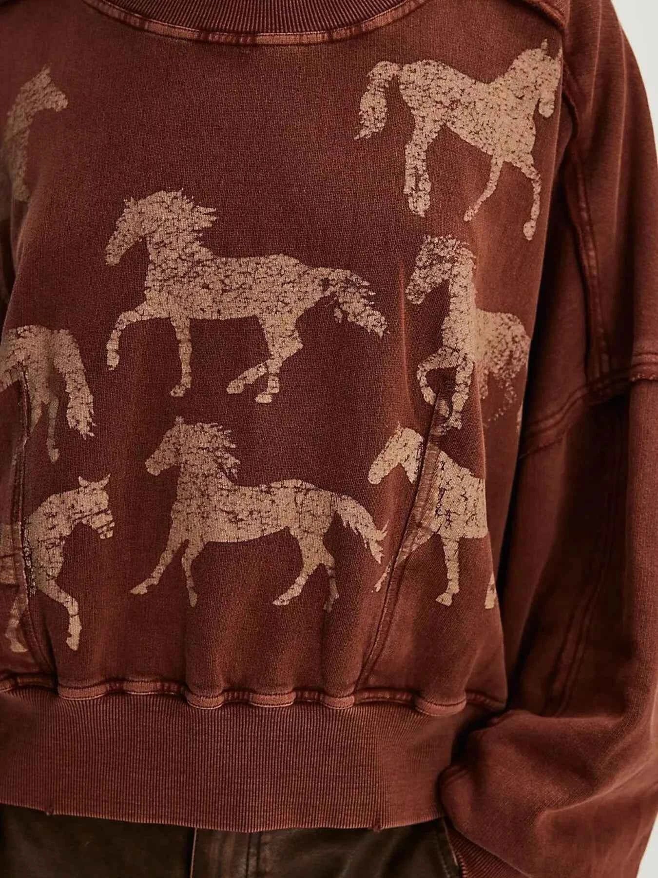 Print Round Neck Oversized Sweatshirt dd580754ffd94729862c2dcf15bd76a4-Max-Origin