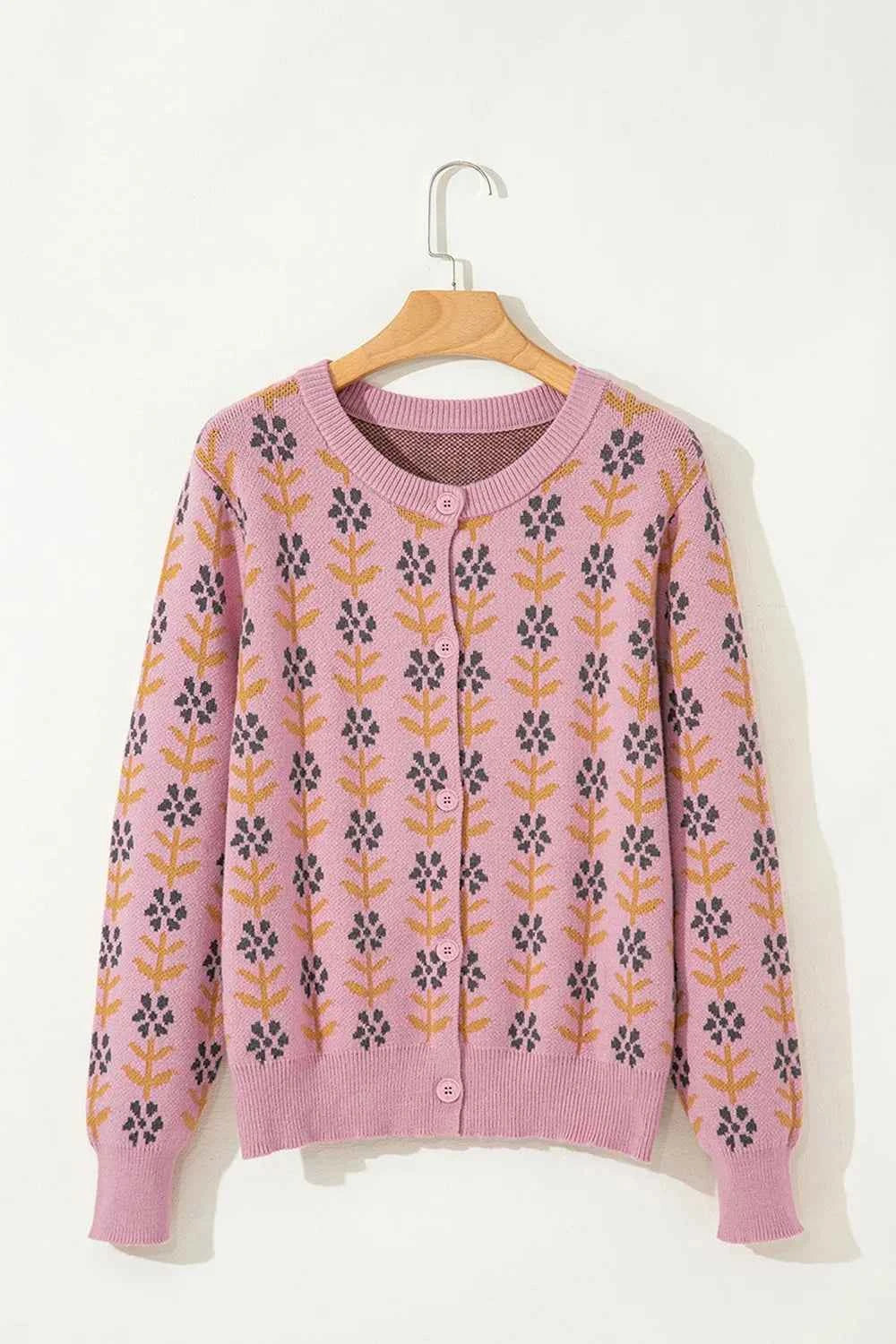 Floral Button-Up Knit Cardigan dd5e46b6-d195-41cf-b97b-fe40bffd4240-Max-Origin