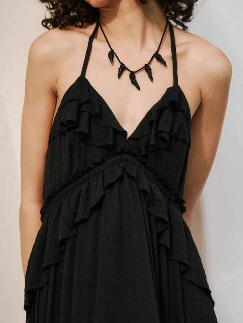 Ruffled Halter Neck Maxi Dress dd6670f8-aa2c-47bf-9c59-43c608153d04-Max-Origin