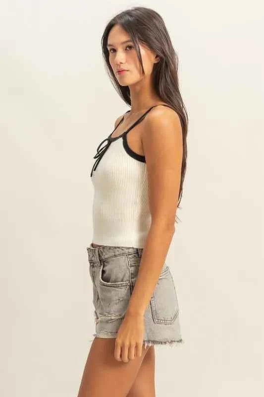 HYFVE Square Neck Ribbed Knit Cami dd954b70cca04460b7264b5af17b58d1-Max-Origin