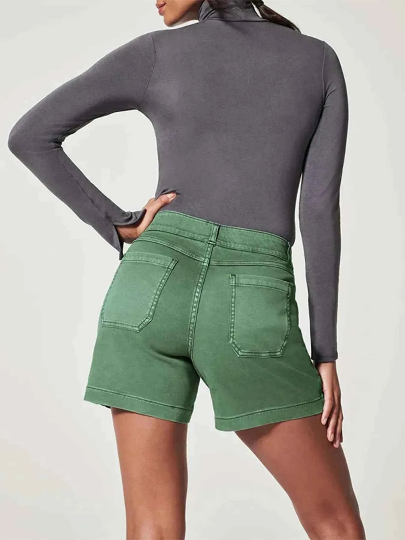 Full Size Vintage Washed Denim Shorts with Pockets Plus Size ddb13addff6b41c6b654e4662469e432-Max-Origin