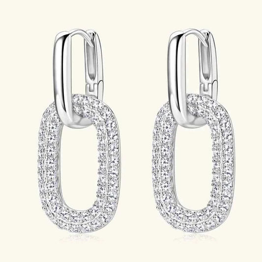2.16 Carat Moissanite 925 Sterling Silver Earrings Silver One Size ddc9b44b-c459-4aaf-8ee3-35734c974170-Max
