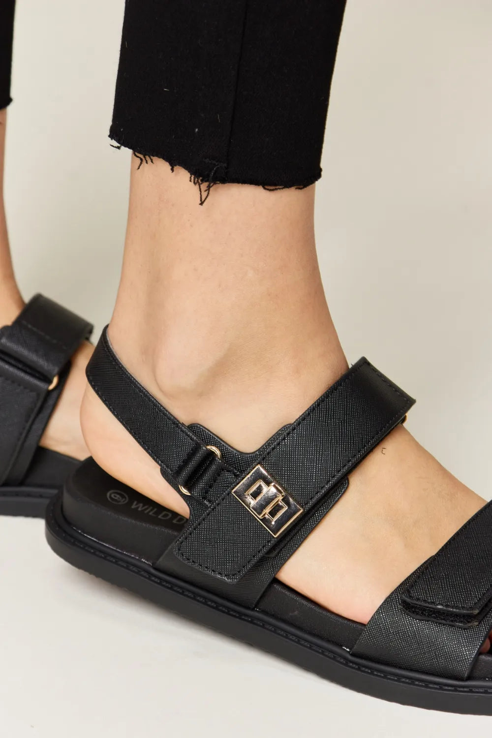 WILD DIVA Velcro Double Strap Slingback Sandals ddea7bf2-847a-4a94-8c4e-151bba65f247-Max