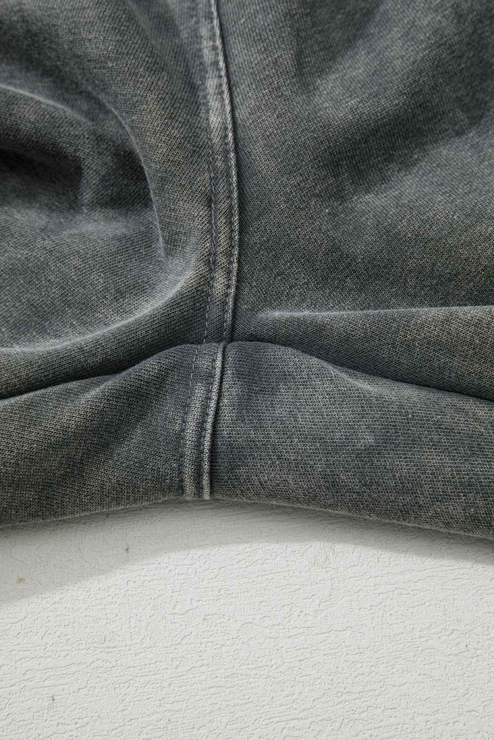 Medium Grey Mineral Wash Jogger Style High Waist Pants de035aba54793b7f