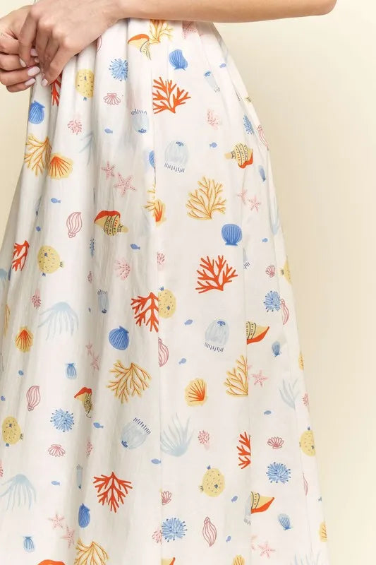 Davi & Dani Denim Binding Detail Smocking Summer Maxi Dress de086642c88b4c73a1c8ecdad834828b-Max-Origin