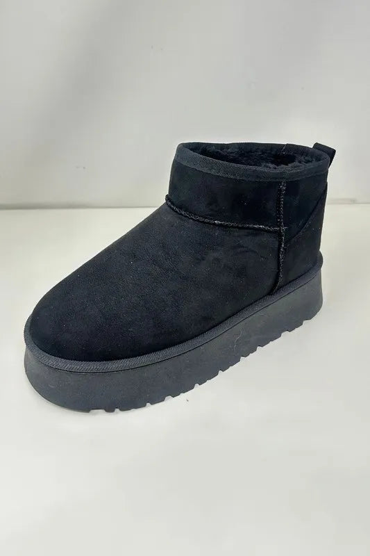 WILD DIVA Suede Round Toe Platform Booties de1ccb47-d520-4e2e-82a4-db8a871960fd-Max