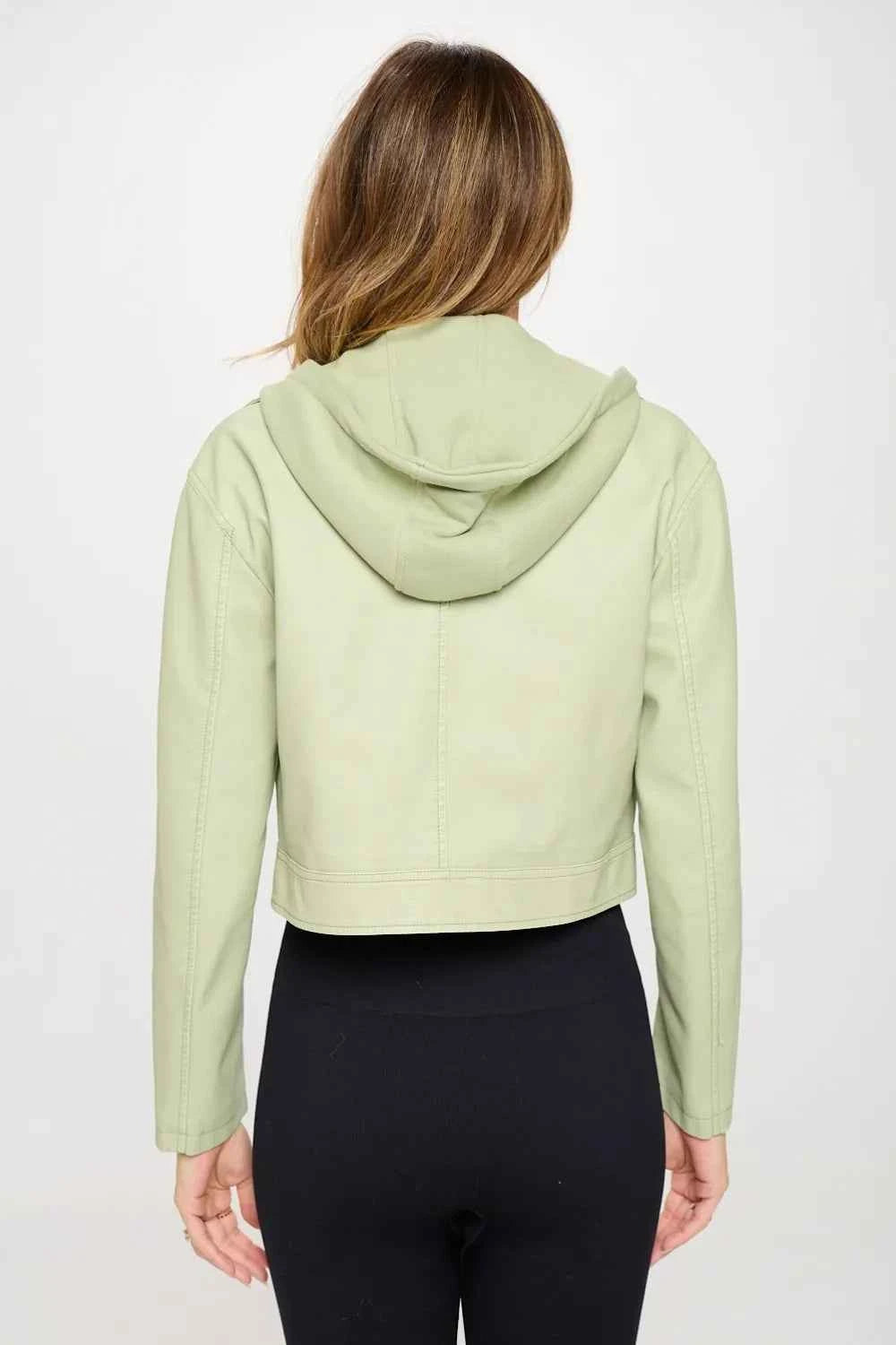 Coalition LA Snap Down Cropped Hooded Jacket de301ff1-d162-4660-b877-9aa5d0afe9ac-Max