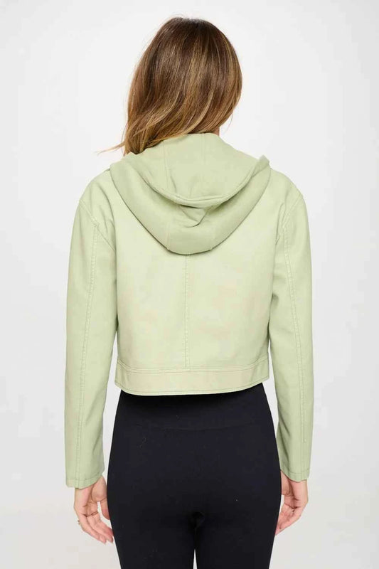 Coalition LA Snap Down Cropped Hooded Jacket de301ff1-d162-4660-b877-9aa5d0afe9ac-Max