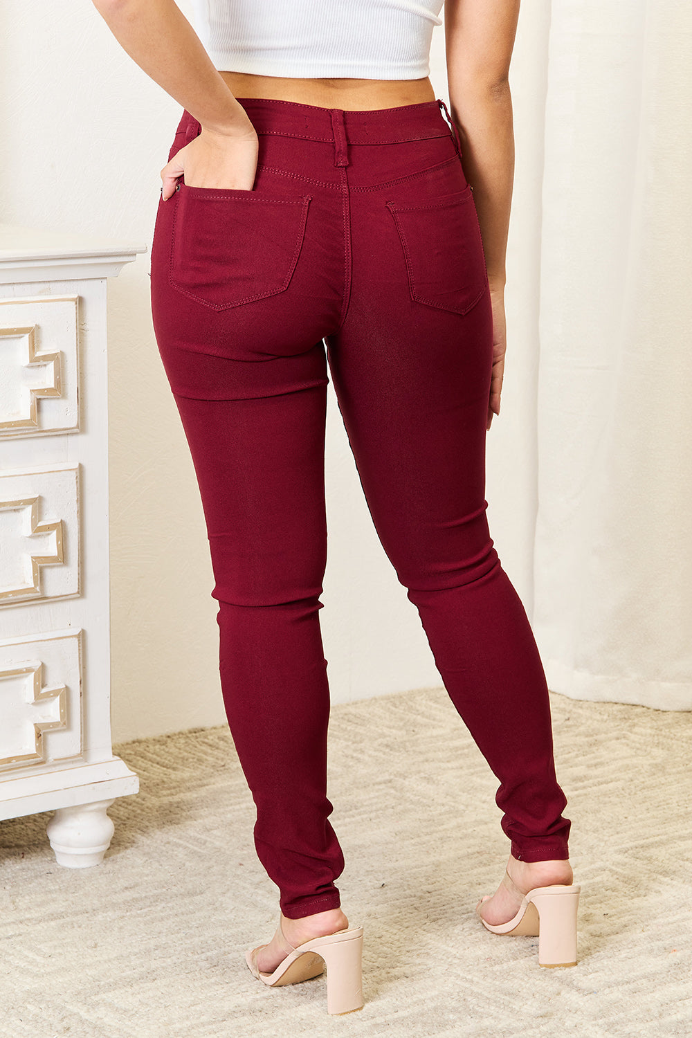 YMI Jeanswear Skinny Jeans with Pockets de3fcbc51fcd4dc0a4d424695b0833ee-Max