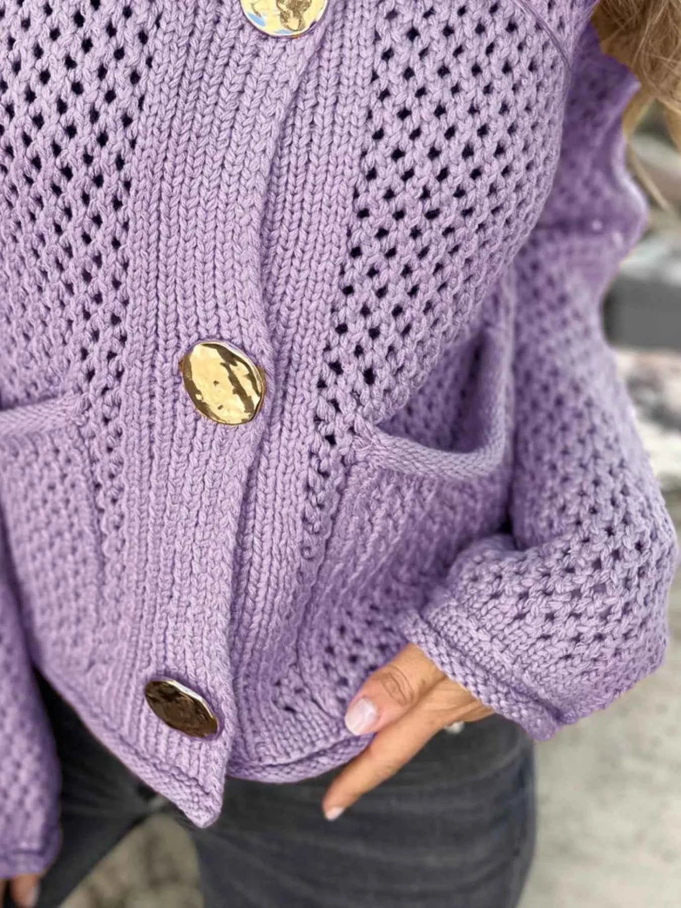Crochet Button Up Long Sleeve Cardigan de42c433-f334-4fad-8c46-07d8cd4fc03a-Max-Origin