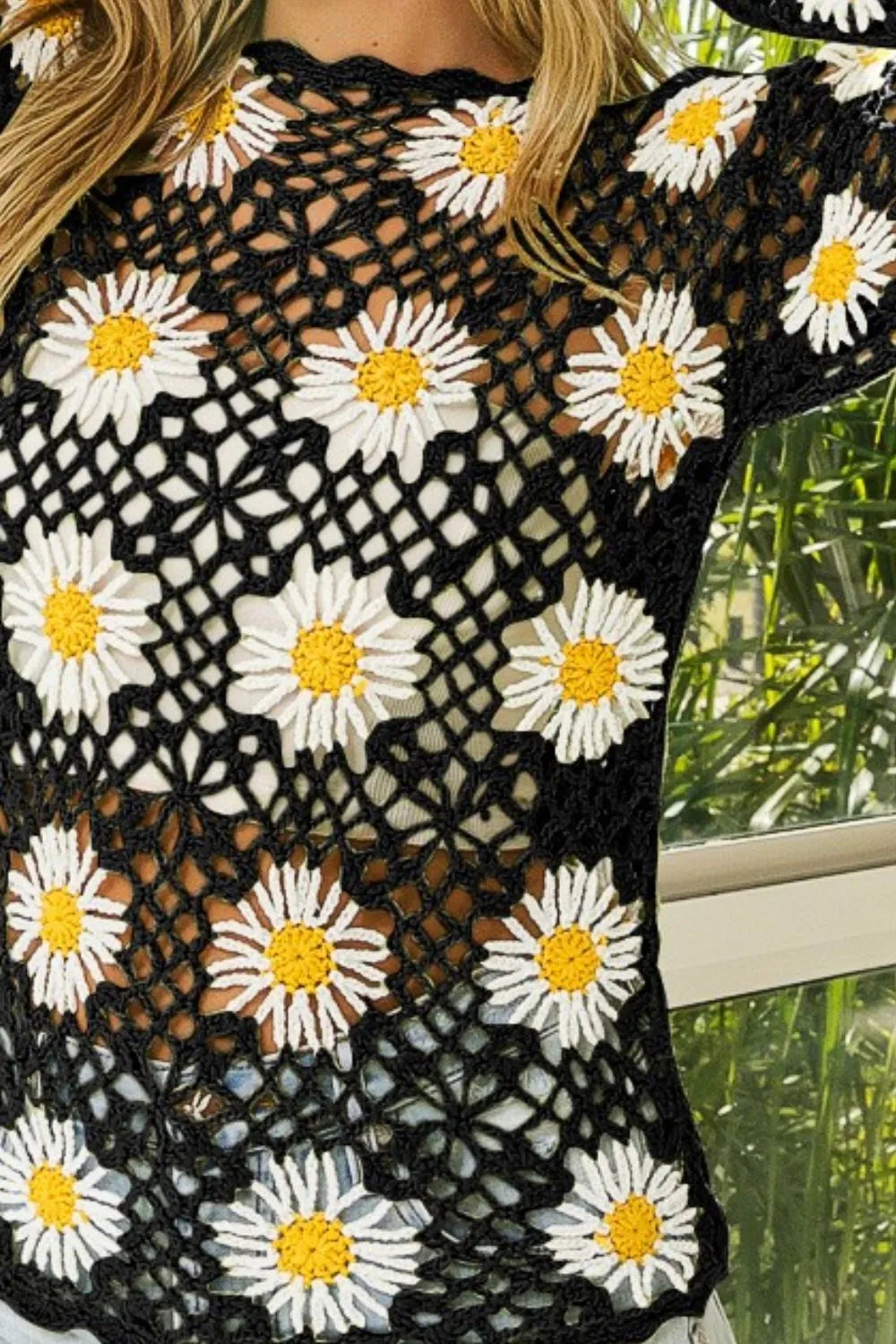 BiBi Floral Crochet Net Lace Cover Up de433f60-65e2-4585-8fc1-e580b58313a8-Max