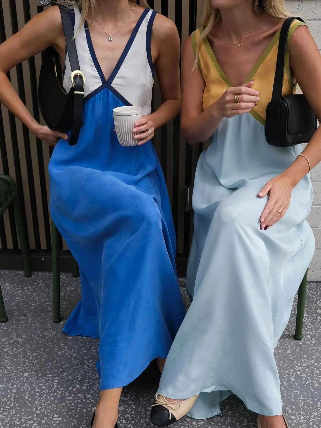 Color Block V-Neck Sleeveless Maxi Dress de478af7-6f60-45b4-8107-eb5fdba57b7d-Max-Origin