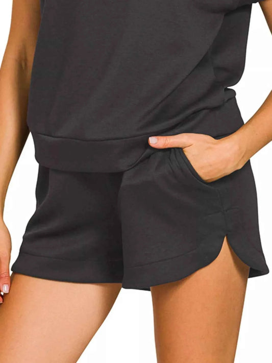 Scuba High Neck Half Zip Top and Dolphin Shorts Set de4bca47-4ff3-41c5-9cd4-161189bfc6a9-Max-Origin