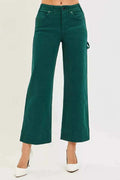 RISEN Tummy Control High Rise Crop Wide No Waist Band Pants HUNTER GREEN de5aaf0706284a118ffcb94e7bfb77a2-Max-Origin