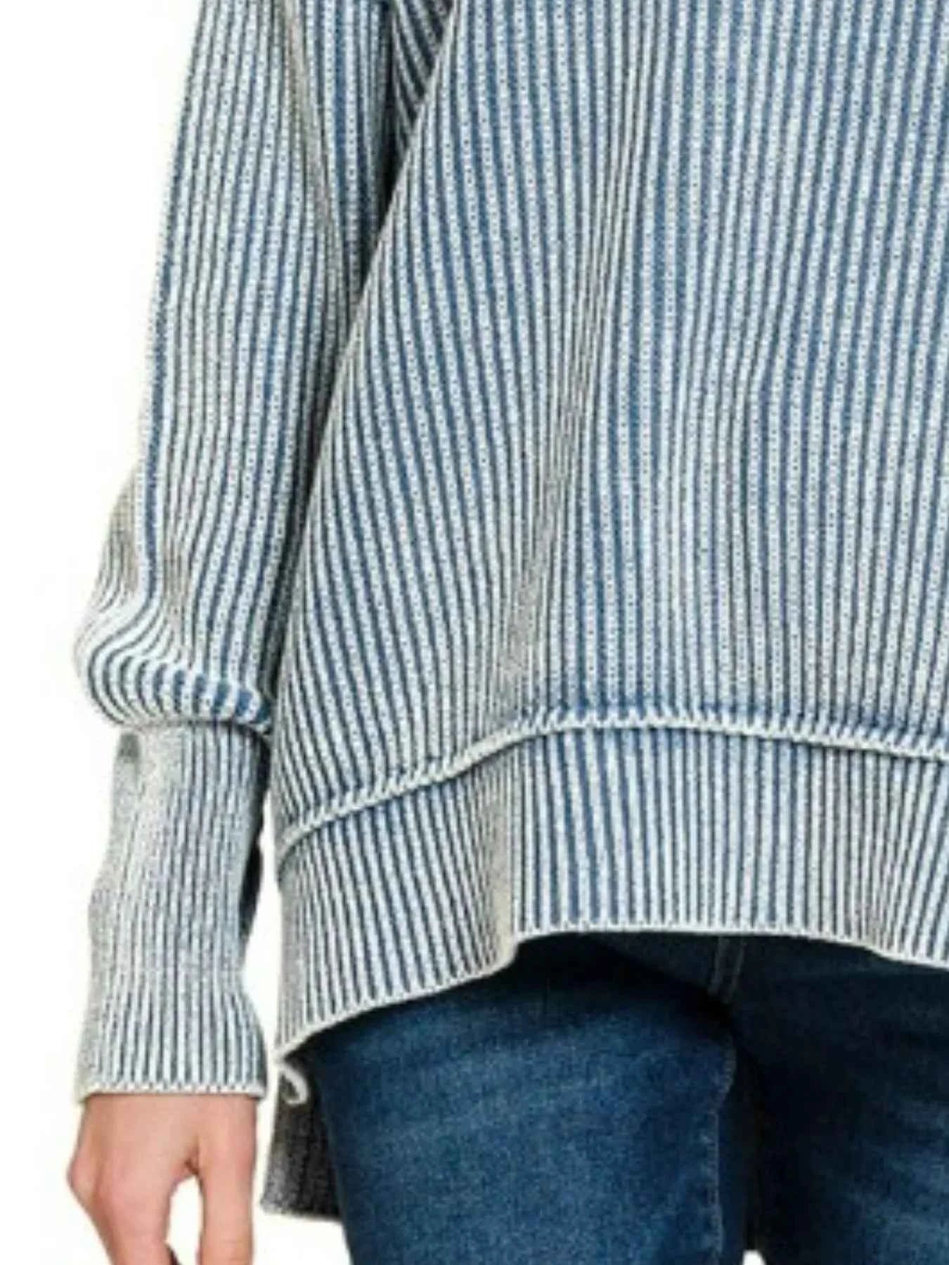 Zenana Washed Side Slit Oversized Sweater de5eee75-43c1-4d5a-8f8f-be93608a0035-Max-Origin