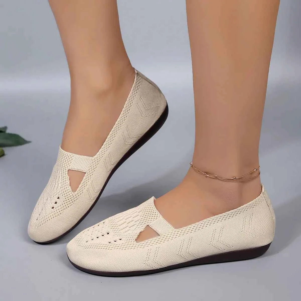 Cutout Mesh Slip Ons dea29d28ab514c99b9277fe18e152bdb-Max-Origin