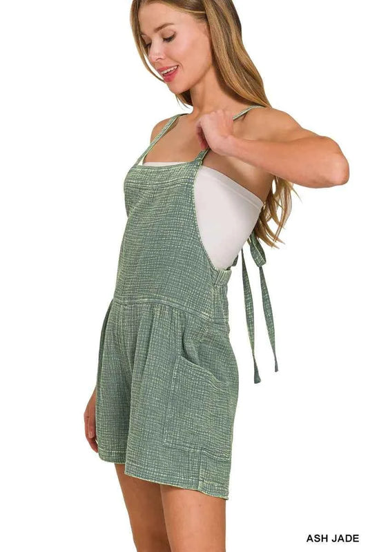 Washed Double Gauze Tie Back Rompers def3632c3e1a432d9fc1ecfc6abe9110-Max-Origin