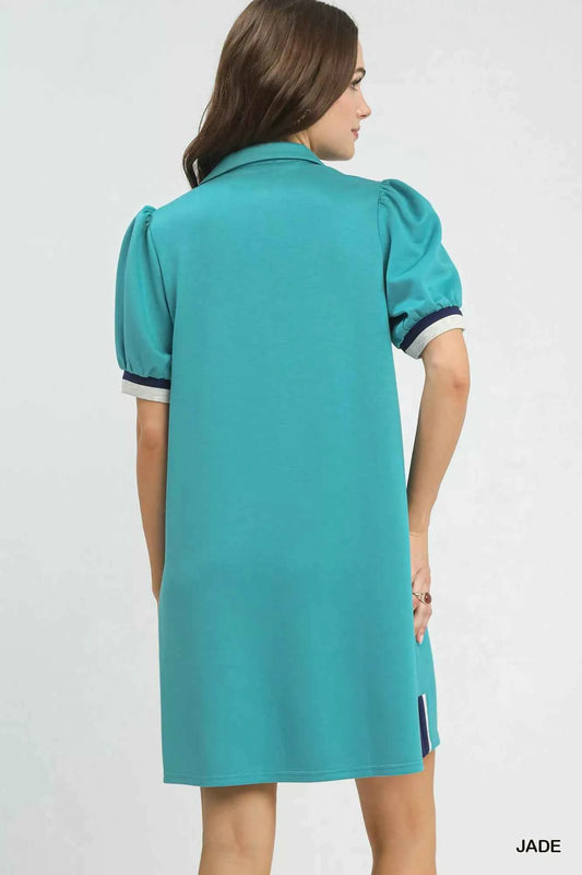 Color Block Zip Front Shift Dress df16d9fa-42a2-43a9-9f9b-5e32ab806940-Max-Origin