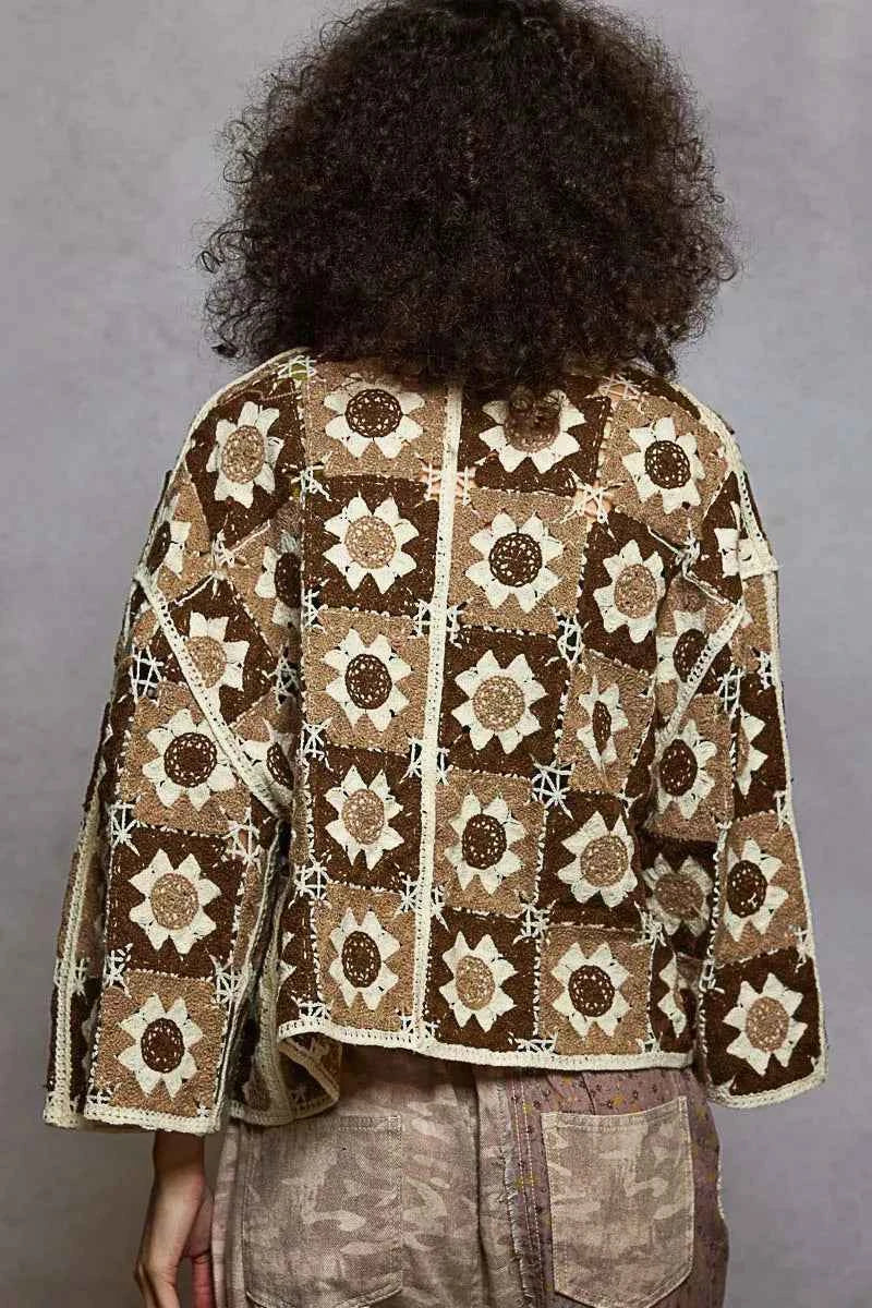 POL Open Front Cardigan with Varied Patterns df2c778d-ec3f-4390-9e6e-fbbccd35b2ac-Max-Origin