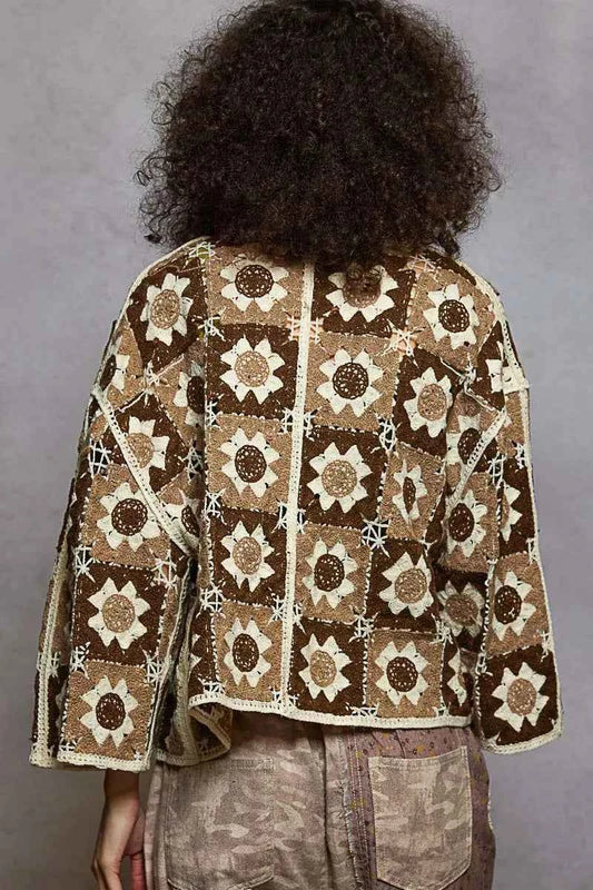 Open Front Cardigan with Varied Patterns df2c778d-ec3f-4390-9e6e-fbbccd35b2ac-Max-Origin