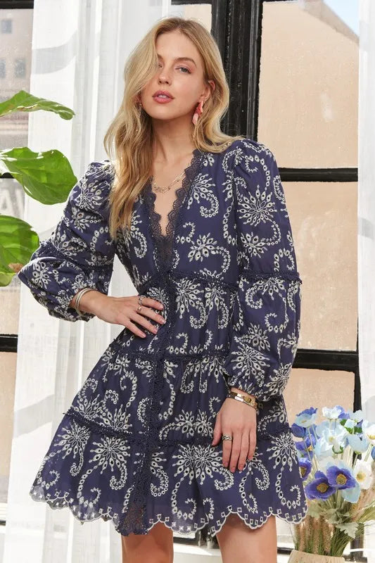 ADORA Puff Sleeve Floral Dress df3f522435ed4d07aa2a1e673f52df88-Max-Origin
