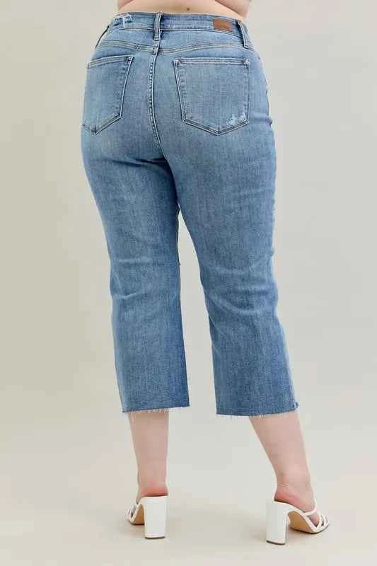 Judy Blue Full Size High Waist Destroy Crop Wide Leg Jeans Plus Size df4d0c86-b1dc-4e95-a387-e03ef3d18f1a-Max-Origin