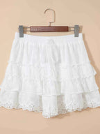Lace Ruffle Tiered Drawstring Elastic Waist Shorts df68d5bb22b6451cb91f0b7f380a4f23-Max-Origin