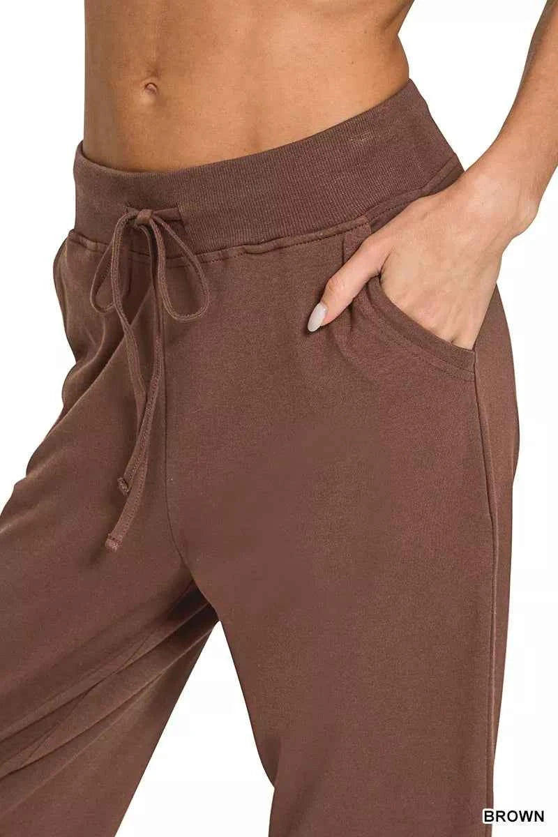 Zenana Drawstring Cotton Joggers with Pockets df6a1fd02200421ba7774523808cf19b-Max-Origin
