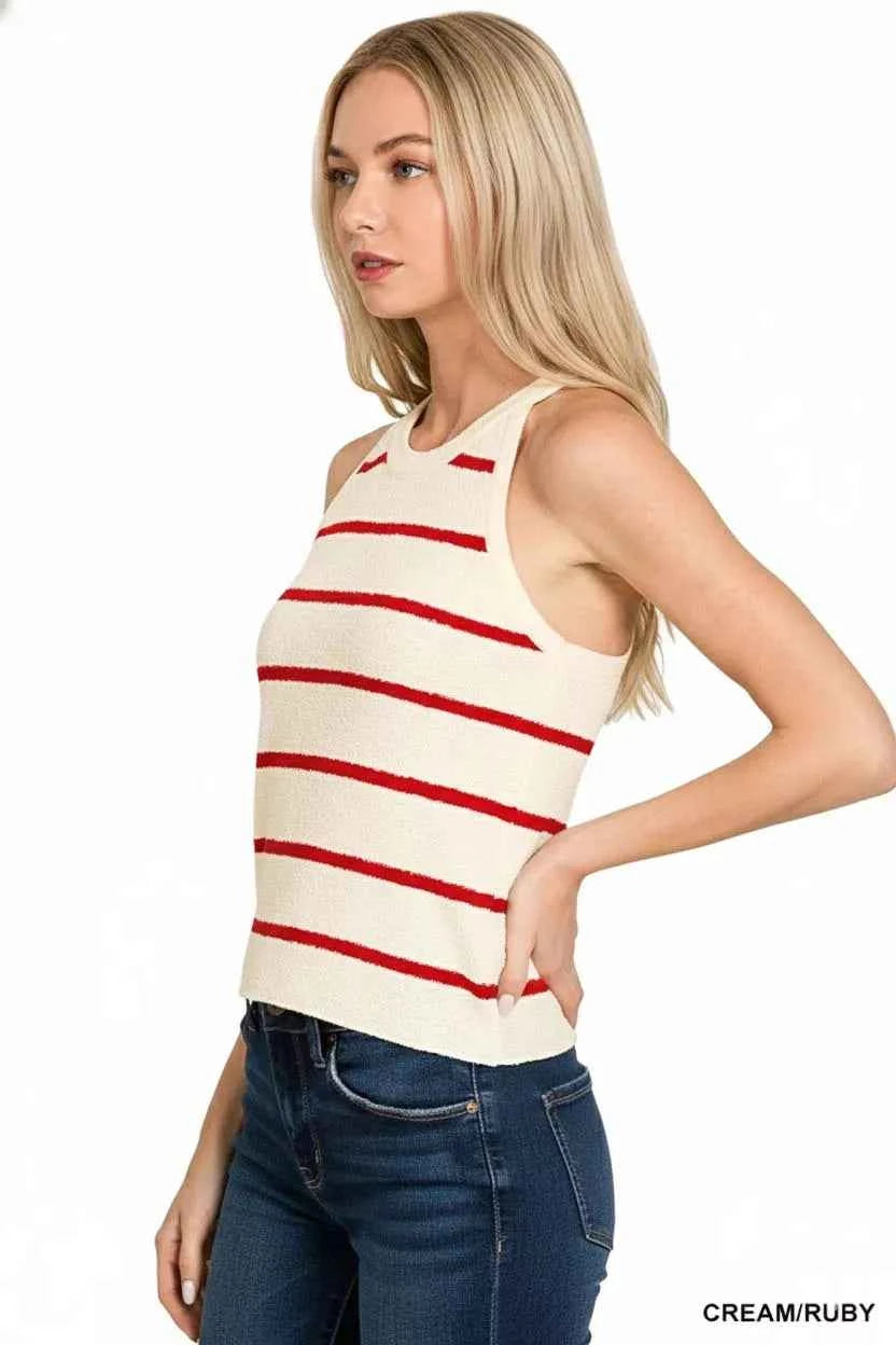Zenana Stripe Sweater Tank Top df768138-4559-43f5-9a5b-e2cb6973f290-Max-Origin