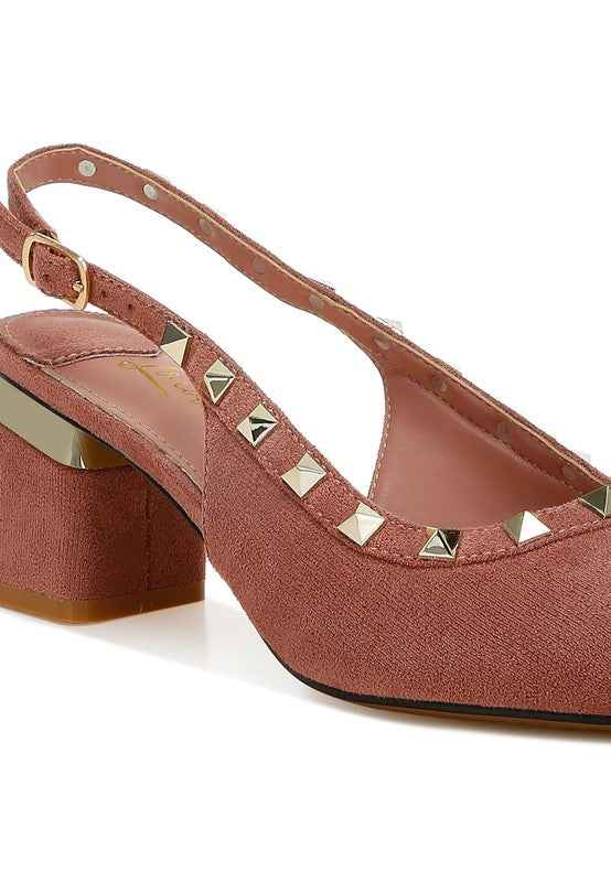 Ameya Stud Emebllished Microfiber Sandals df8cbb0b-636a-4b61-a652-78589167b5e2