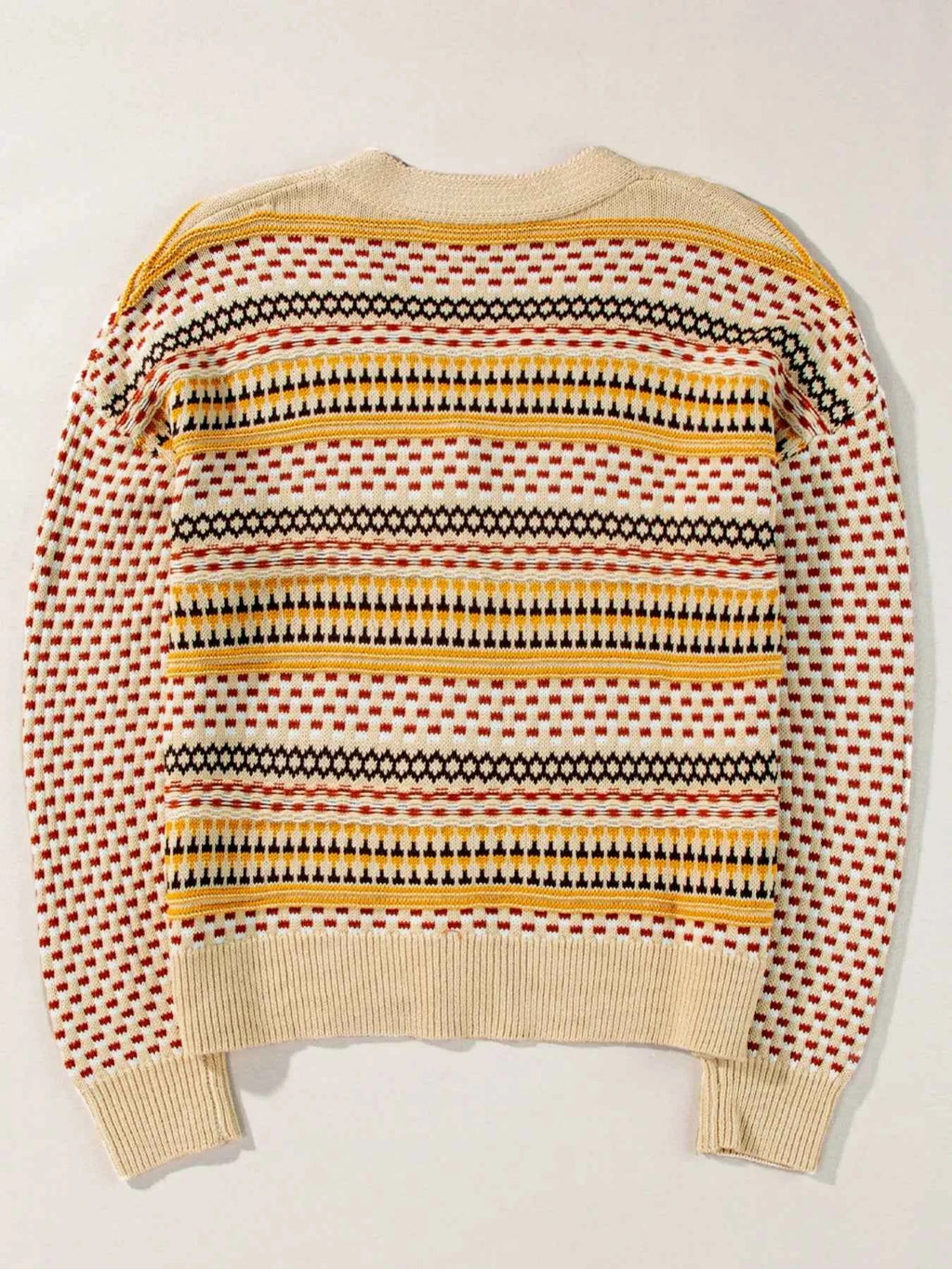 Vintage Patterned Button-Down Cardigan dfa2782c-f182-4a9f-866d-b481c702d2e5-Max-Origin