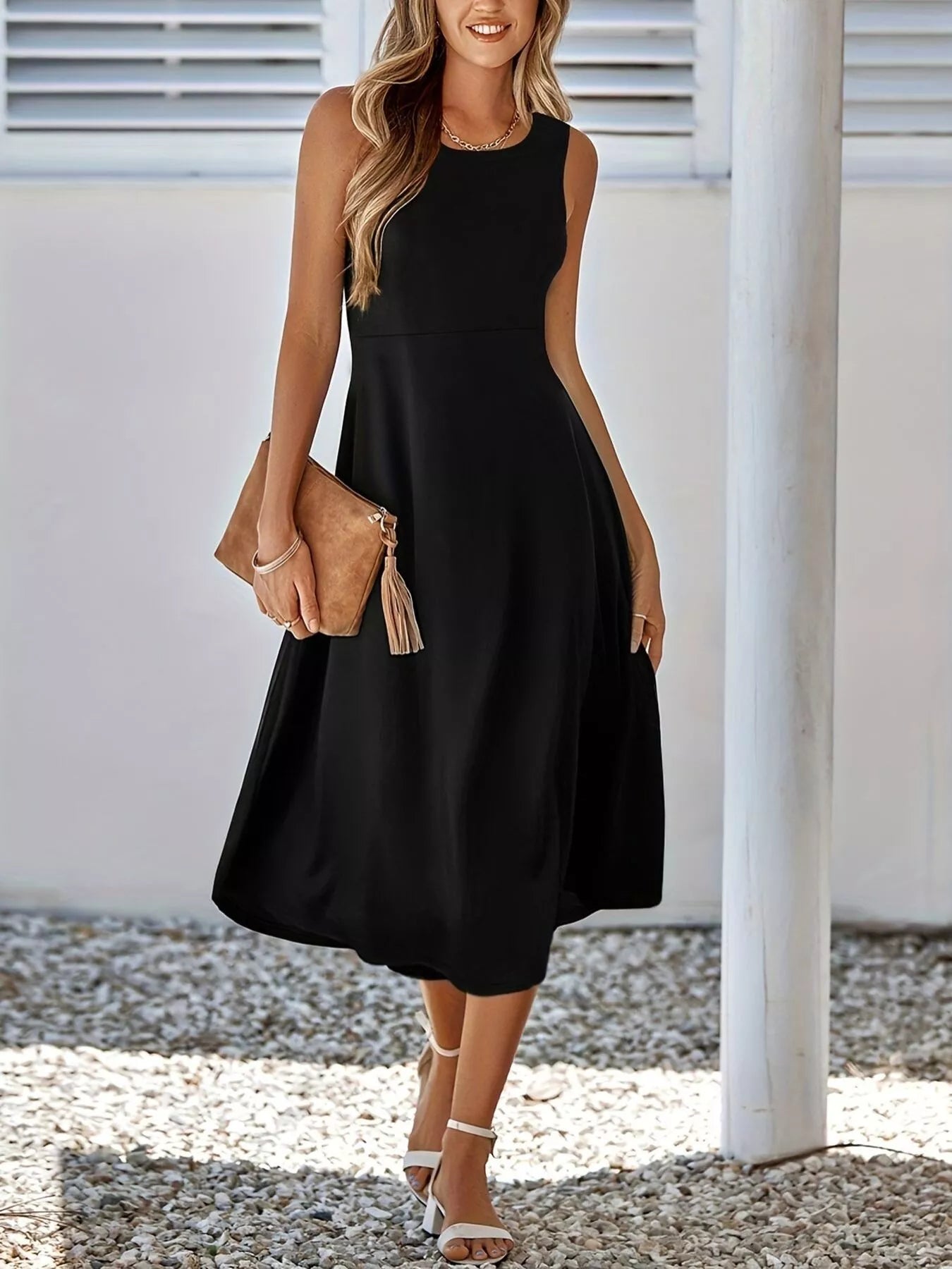 Sleeveless A-Line Midi Dress dfbb760b-19e4-4bf0-8c55-4d45b24b8684-Max-Origin